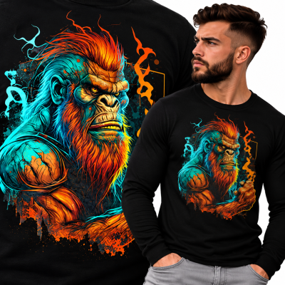 LONGSLEEVE ZWIERZĘTA   BAD MONKEY 5